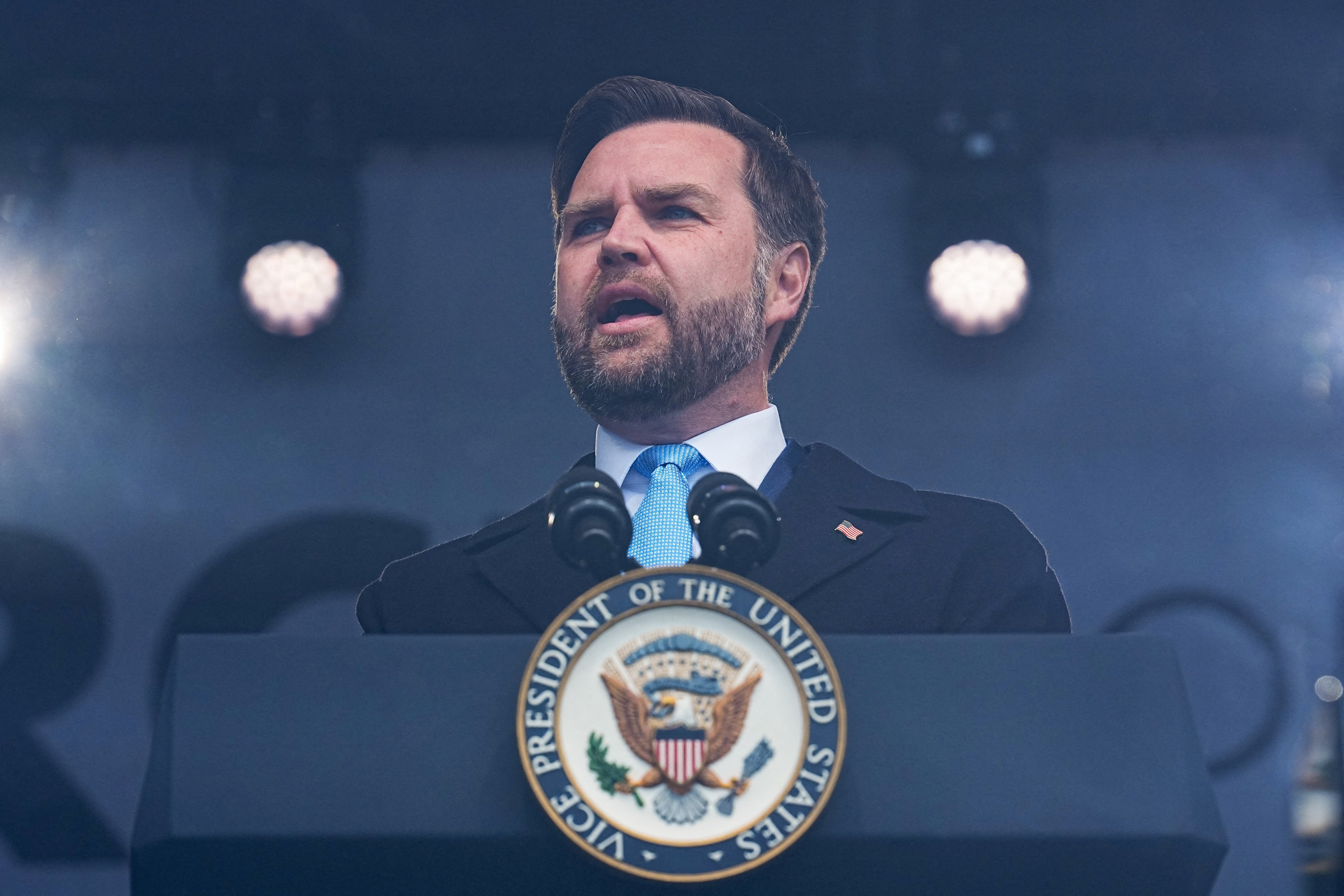 U.S. Vice President JD Vance speaks during the 53rd annual March for Life rally in Washington Jan. 23, 2026. (OSV News photo/Aaron Schwartz, Reuters)