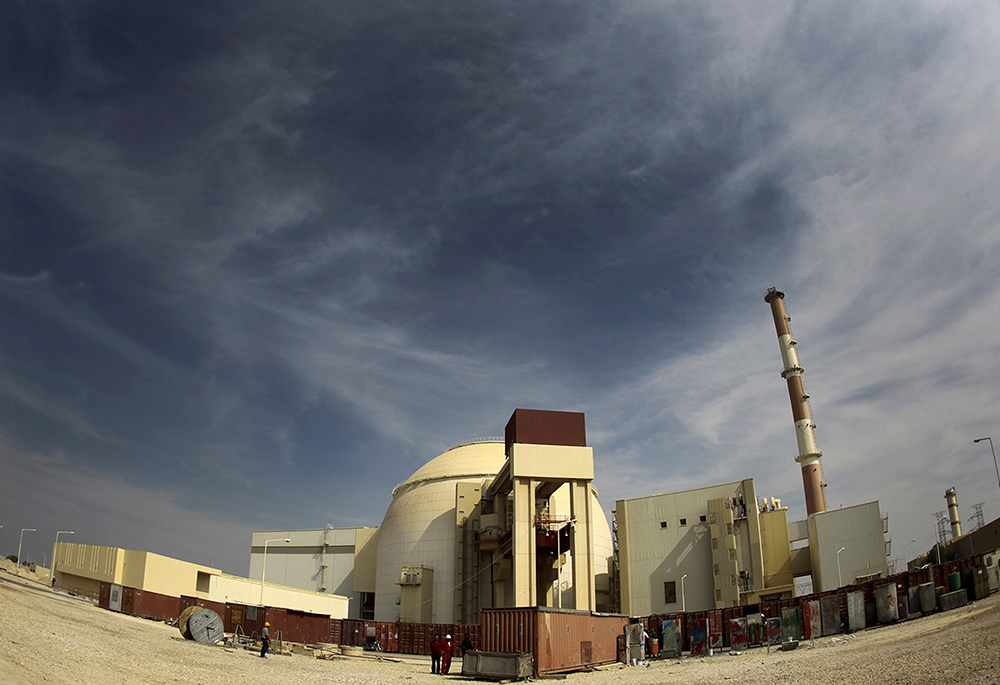 A file photo shows the Bushehr nuclear power plant, some Tehran, Iran. (OSV News/IRNA via Reuters/Mohammad Babaie)