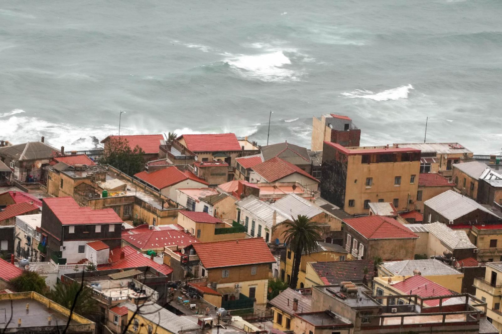 A view of Algiers, Algeria, is seen April 13, 2026, during Pope Leo XIV’s visit. (CNS/Lola Gomez)