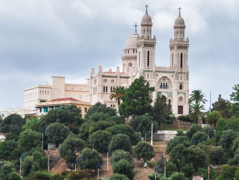 The Basilica of St. Augustine stands near the ancient ruins of Hippo Regius, now Annaba, Algeria. Pope Leo XIV is expected to visit the archaeological site of Hippo and meet with members of the Augustinian community during his upcoming trip to North Africa. (Wikimedia Commons/CC BY-SA 4.0/Alioueche Mokhtar) 