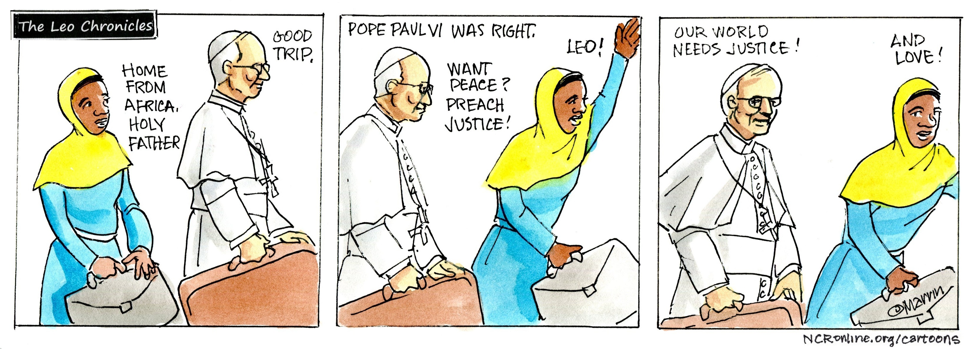 The Leo Chronicles: Leo, back from Africa, gives a shout-out to a predecessor.