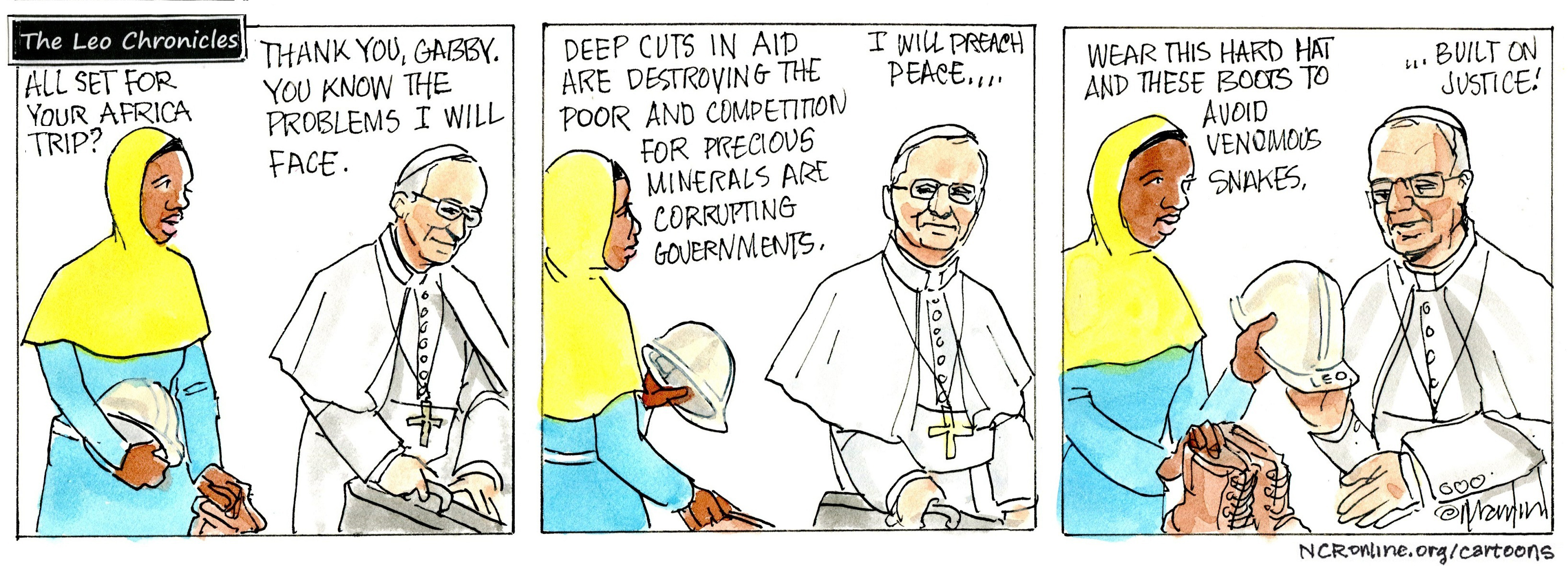 The Leo Chronicles: Gabby helps Pope Leo prepare for his trip to Africa. 