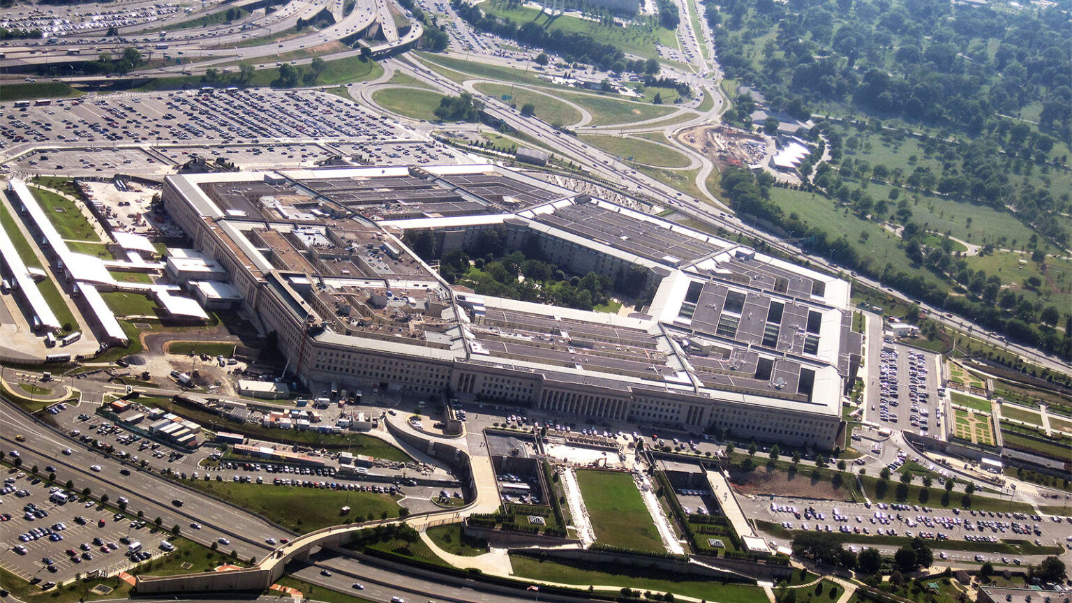 The Pentagon, the headquarters of the US Department of Defense, in Washington.