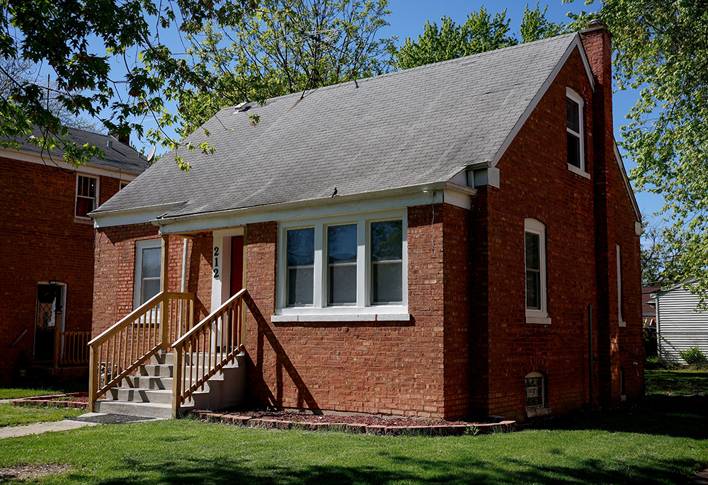 Pope Leo XIV's childhood home in Dolton, Illinois, a suburb of Chicago, is pictured May 9, 2025. Dolton's board of trustees on Dec. 1 approved a motion to officially declare the house a historic landmark. Shortly after the former Cardinal Robert Prevost was elected pope, the board purchased the residence in July for $375,000. (OSV News/Reuters/Carlos Osorio)