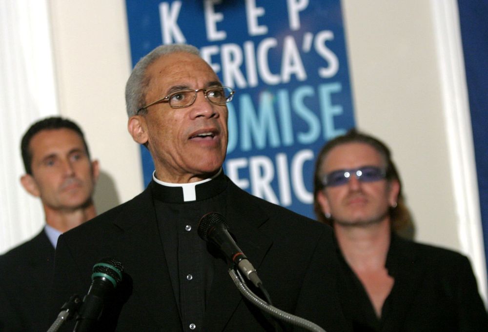 Bishop John Ricard, pictured in a 2003 photo, died May 20, 2026, at age 86. He was the first Black bishop to be an auxiliary of the Archdiocese of Baltimore and to head the Diocese of Pensacola-Tallahassee, Florida. He was elected superior general of the Josephites in 2019 and reelected in 2023. (OSV News/Paul Haring)