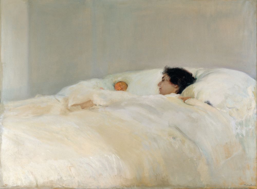 "Mother" by Joaquín Sorolla, 1895 (Artvee)
