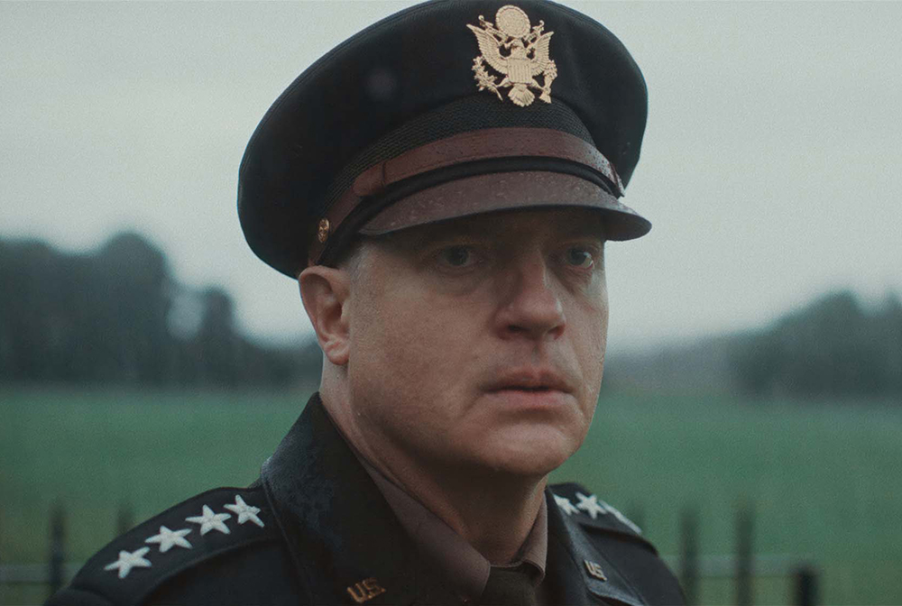 Academy Award winner Brendan Fraser as General Dwight D. Eisenhower in "Pressure" (Focus Features)