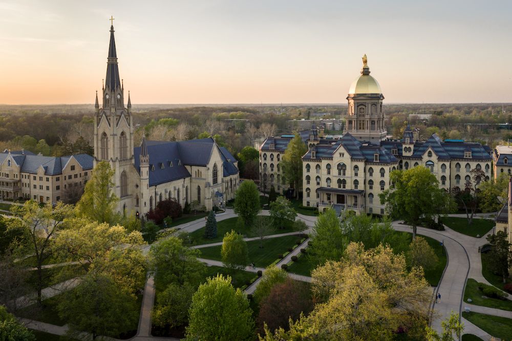 The University of Notre Dame in Indiana is home to the McGrath Institute for Church Life. Joseph Capizzi will take over as director July 1. (Courtesy of University of Notre Dame/Michael Caterina)