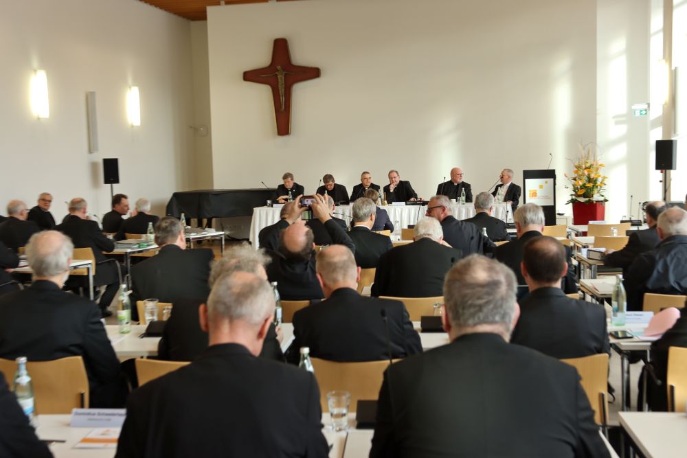 Bishops gather at the opening of the spring plenary assembly of the German Bishops' Conference in Würzburg, Germany, Feb. 23, 2026. (OSV News/Courtesy German bishops' conference)