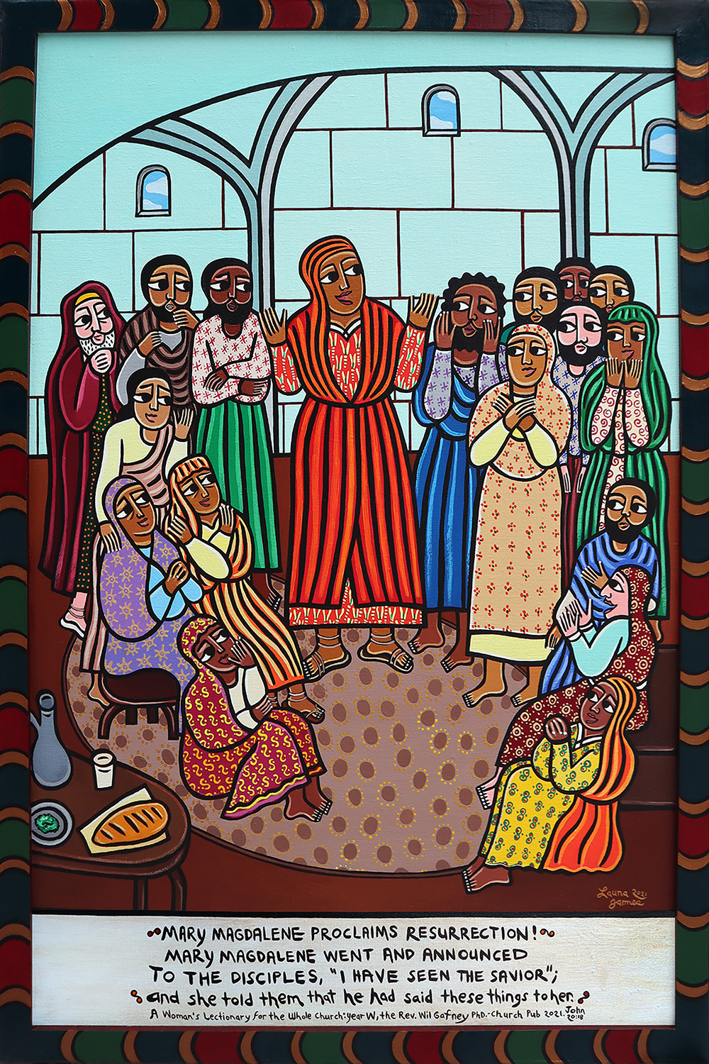 "Mary Magdalene Proclaims Resurrection" by Laura James (Laura James)