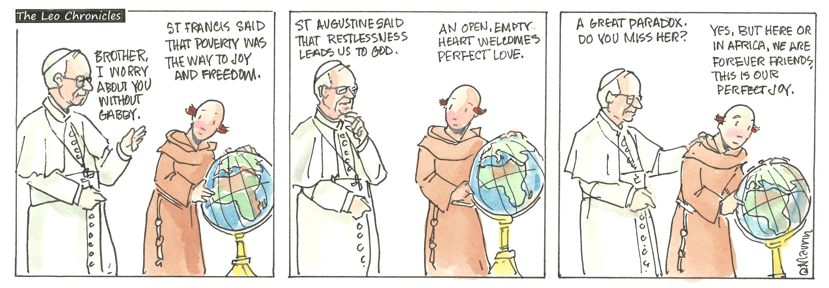 Pope Leo is worried about Brother Leo.
