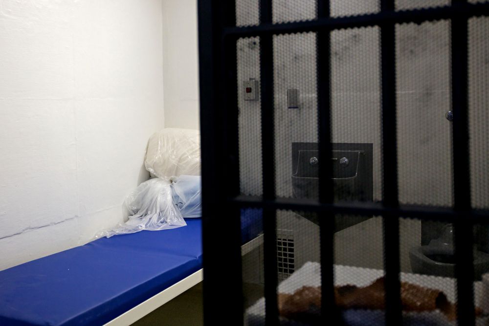 Briley Piper, the only prisoner on South Dakota's death row, could be executed by the end of 2026. The final holding cell for death row prisoners to be executed at the South Dakota State Penitentiary is pictured in 2012. (AP/Amber Hunt)
