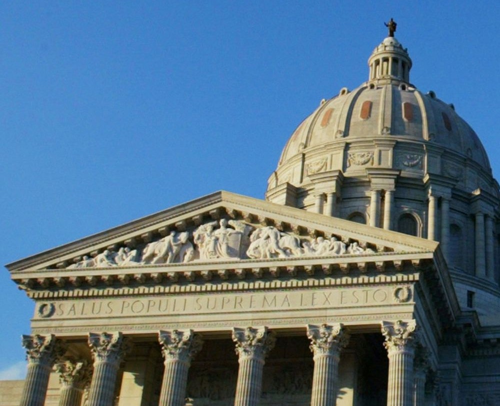 A file photo shows the Missouri Statehouse in Jefferson City. (OSV News/Reuters/Mike Segar)