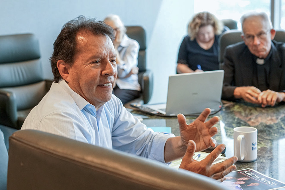 Fernando Serrano called the $150 million settlement "a significant step towards full justice" for the people of La Oroya, Peru. (Courtesy of St. Louis University/Kasi Williamson)