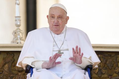 Pope Francis on April 6