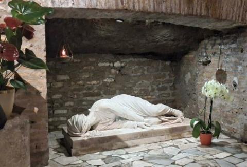 St. Cecilia statue