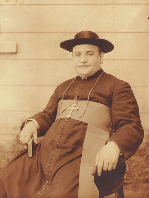 Archbishop Angelo Giuseppe Roncalli, the future Pope John XXIII, is pictured in 1926, the year after he was ordained to the episcopacy. Blessed John XXIII, who convened the Second Vatican Council, was canonized with Blessed John Paul II on April 27, 2014, at the Vatican. (CNS/Courtesy of Archbishop Loris Capovilla)