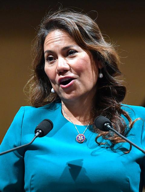 Rep. Veronica Escobar, D-Texas (OSV News/Mandel Ngan pool via Reuters)