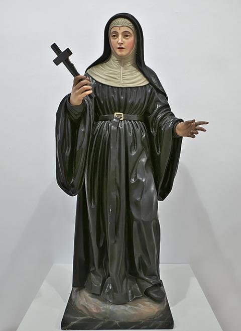 A statue of St. Rita of Cascia in the Parish of Our Lady of Sorrows, in Seville, Spain. (OSV News/Sebastian Santos Rojas, CC-4.0)