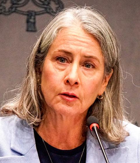 Krisanne Vaillancourt Murphy at the Vatican Dec. 12, 2024 (CNS/Carol Glatz)