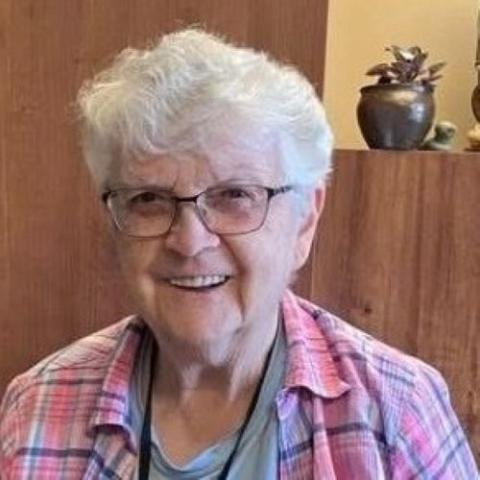 Briley Parker calls Presentation Sr. Patrick Murphy his "godaunt." (Courtesy of Presentation Sisters)