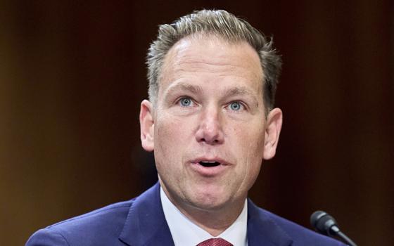 Brian Burch speaks during a Senate Foreign Relations Committee hearing on his nomination to be ambassador to the Holy See, April 8 on Capitol Hill in Washington. (AP photo/Jacquelyn Martin)
