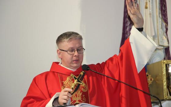 Oblate Fr. Andrzej Juchniewicz, who was sentenced April 30, 2025 to 13 years' imprisonment on unspecified political charges in Belarus, is seen in an undated photograph. (OSV News/courtesy katolik.life)