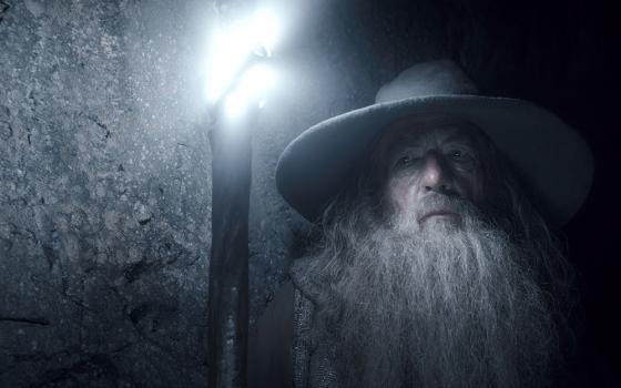 Ian McKellen stars as Gandalf in a scene from the movie "The Hobbit: The Desolation of Smaug," an adaptation of the book by J.R.R. Tolkien. Pope Leo turns to the words of Gandalf in the newly released encyclical Magnifica Humanitas. (CNS/courtesy of Warner Bros. Pictures)