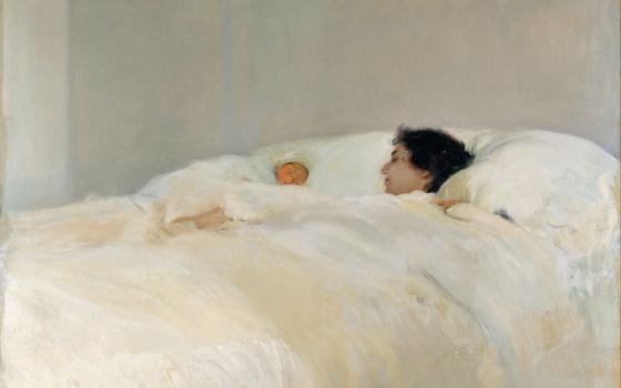 "Mother" by Joaquín Sorolla, 1895 (Artvee)