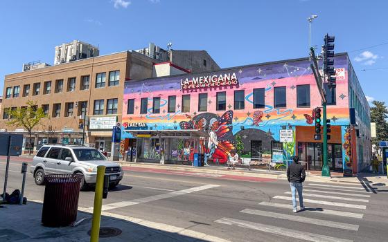 A view of East Lake Street, a Latino neighborhood in South Minneapolis, in May 2026 (NCR photo/Camillo Barone)