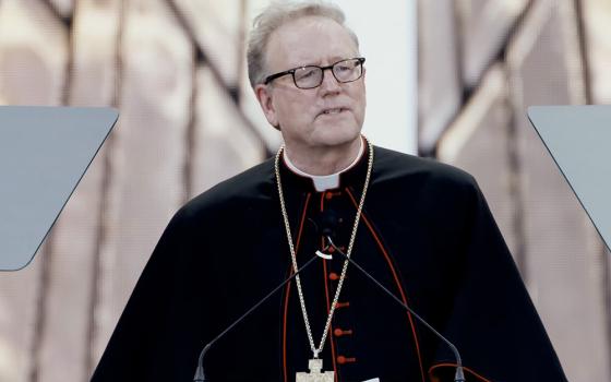 Bishop Robert Barron of Winona-Rochester, Minnesota, a member of the U.S. Religious Liberty Commission, speaks at the Rededicate 250: A National Jubilee of Prayer, Praise & Thanksgiving event at the National Mall in Washington, May 17, 2026. (OSV News screenshot)