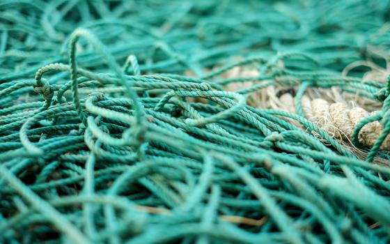 A fishing net in Sokcho, Gangwon-do, South Korea (Unsplash/Eric Barbeau)