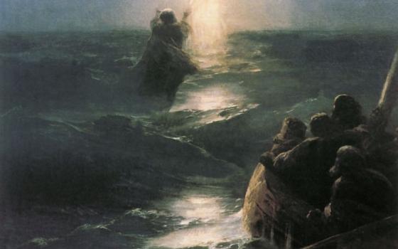 "Walking on water" by Ivan Aivazovsky (1890s) (Wikimedia Commons/Public domain)